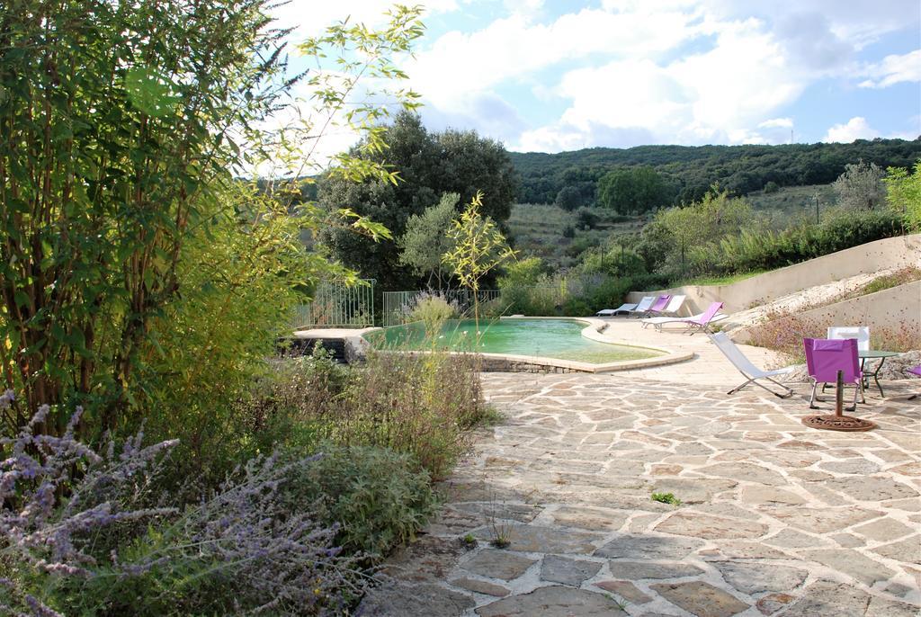 Les Jardins Du Mas Evesque Bed and Breakfast Rousson  Exteriör bild